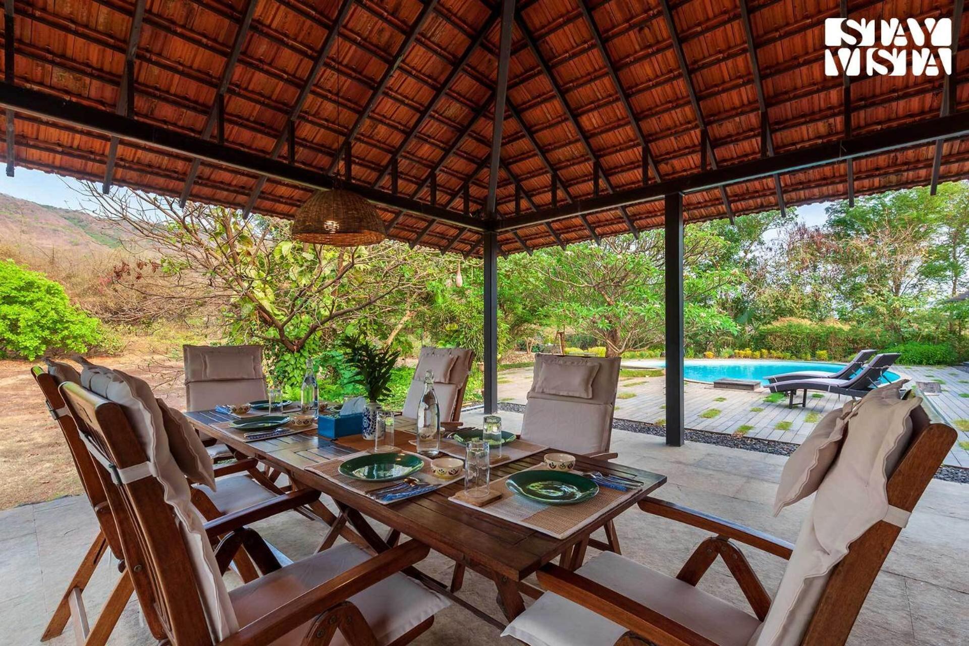 אליבג Wander Beyond By Stayvista - Featuring A Bali-Themed Abode And A Refreshing Swimming Pool מראה חיצוני תמונה